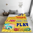thumbnail image 7 of Yibo Bingo Sunflower Blanket Flannel Soft and Comfortable Anti-static Bed Sofa Blanket, 7 of 7