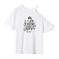 thumbnail image 3 of Camiseta para mujer con cuello redondo, camisetas de verano de recuerdo para viajes, regalo para mujer SG, 3 of 7