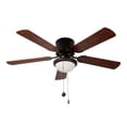 thumbnail image 1 of Ventilador de Techo 42" Café Oscuro 60W 5 Aspas Reversible LámparaYa 71626-9, 1 of 8