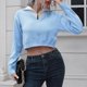 thumbnail image 4 of Gibobby Casual Suéter para Mujer, Elegante o Casual Suéter(Azul celeste,G), 4 of 5