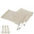 thumbnail image 3 of Bolsas de almacenamiento de malla de algodón Ticfox Reutilizables y lavables 9 unidades 60_x_180_cm, 3 of 14