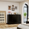 thumbnail image 3 of ModMakers Murphy Bed Cabinet, Queen Foldable Bed Chest with 2 Drawers for Bed Room, Modern 2 in 1 Convertible Chest Bed with USB and Charging Ports for Adult, Easy Assembly, Black, 3 of 8