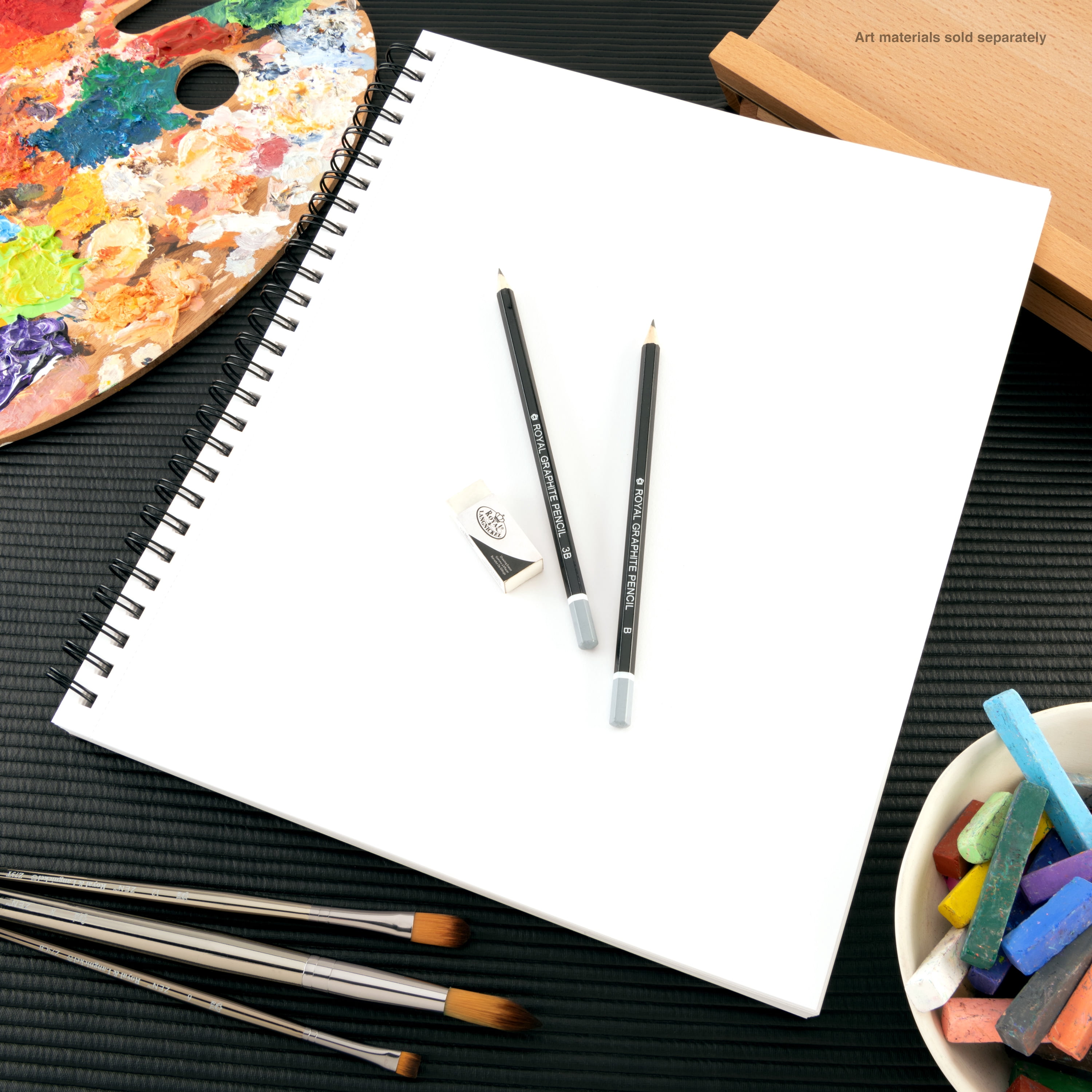 Bee Paper - Bee Inspired 11"x14" Mixed Media Paper Pad, 60 Sheets, Side Wire, 120lb. 200GSM