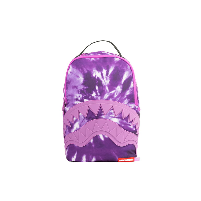 purple bape backpack