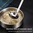 thumbnail image 2 of Bearachild Cuchara separadora de acero inoxidable, cuchara antiescaldado para sopa, grasa, skimmer, olla caliente, filtro de aceite, boquilla de vertido Cocina y Comedor Bearachild HA009804-00, 2 of 6