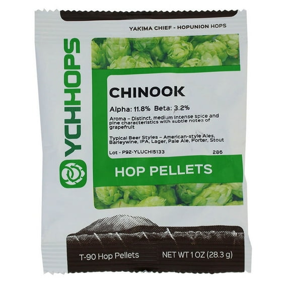 Hopunion US Hop Pellets for Home Brew Beer Making (US Chinook) 1 Ounce