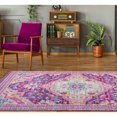 thumbnail image 3 of LaDole Rugs LaDole Timeless Elson Vintage Outdoor Mat Purple Pink Rug 5'3" x 7'5" (160cm x 230cm) 5' x 8' Living Room, Bedroom, Patio, 3 of 5