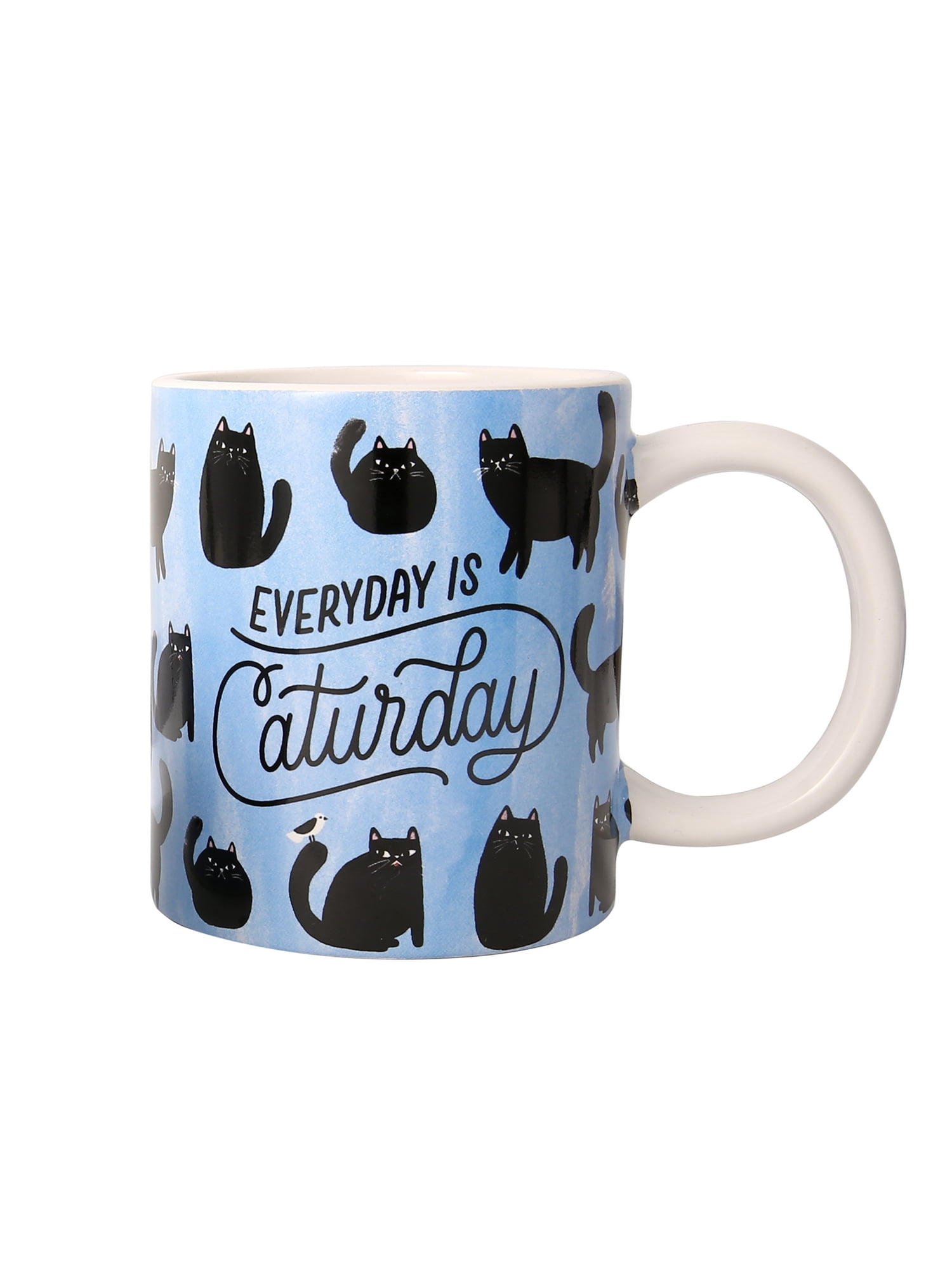 Connections from Hallmark Everyday is Caturday Ceramic Mug and Dog Bowl Set, 2 Piece
