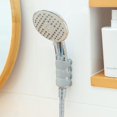 thumbnail image 4 of Soporte para cabezal de ducha con ventosa sin clavos Soporte de baño para montaje en pared (gris) Likrtyny Libre de BPA, 4 of 4