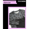thumbnail image 6 of Steve Madden Girls' Sweatsuit Set - 2 Piece Puff Sleeve Crop Pullover Sweatshirt and Leggings - Leggings Set for Girls (2T-12), 6 of 8
