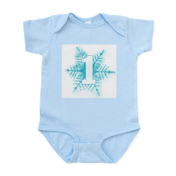 CafePress - Winter Onederland First Birth Infant Bodysuit - Baby Light Bodysuit, Size Newborn - 24 Months