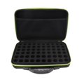 thumbnail image 1 of sweethay Almacenamiento de aceite esencial 60 caja de caja botella organizador con cremallera bolsa de viaje polaco bolso de mano accesorios de Almacenamiento y organización del hogar Verde, 1 of 6