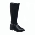 thumbnail image 1 of Bota Tropicanca Niña Moda Casual Cómoda Tipo Piel Negro Tubo Alto Suela Ligera 005A4N negro 18 Tropicana 005A4N, 1 of 7