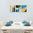 thumbnail image 5 of Canvas Wall Art For Living Room Family Wall Decorations For Bedroom Modern Bathroom Wall Decor Paintings Line Geometric Abstract Pictures Artwork Office Canvas Art Prints Kitchen Home Decor 3 Piece, 5 of 6