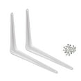 thumbnail image 2 of Wideskall metal 8" x 10" inch wall corner angle shelving shelf brackets, pack of 2, 2 of 6