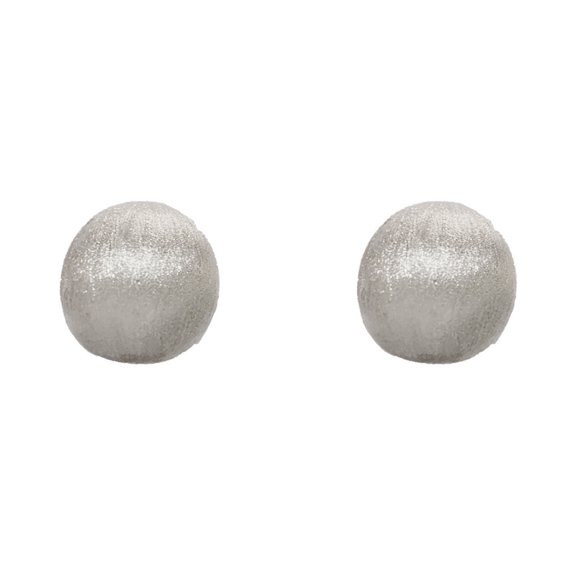 Faty-T Gold Matte Stud Earrings Half-ball Textured Button Earrings for Women Fashion Vintage Drop Earrings