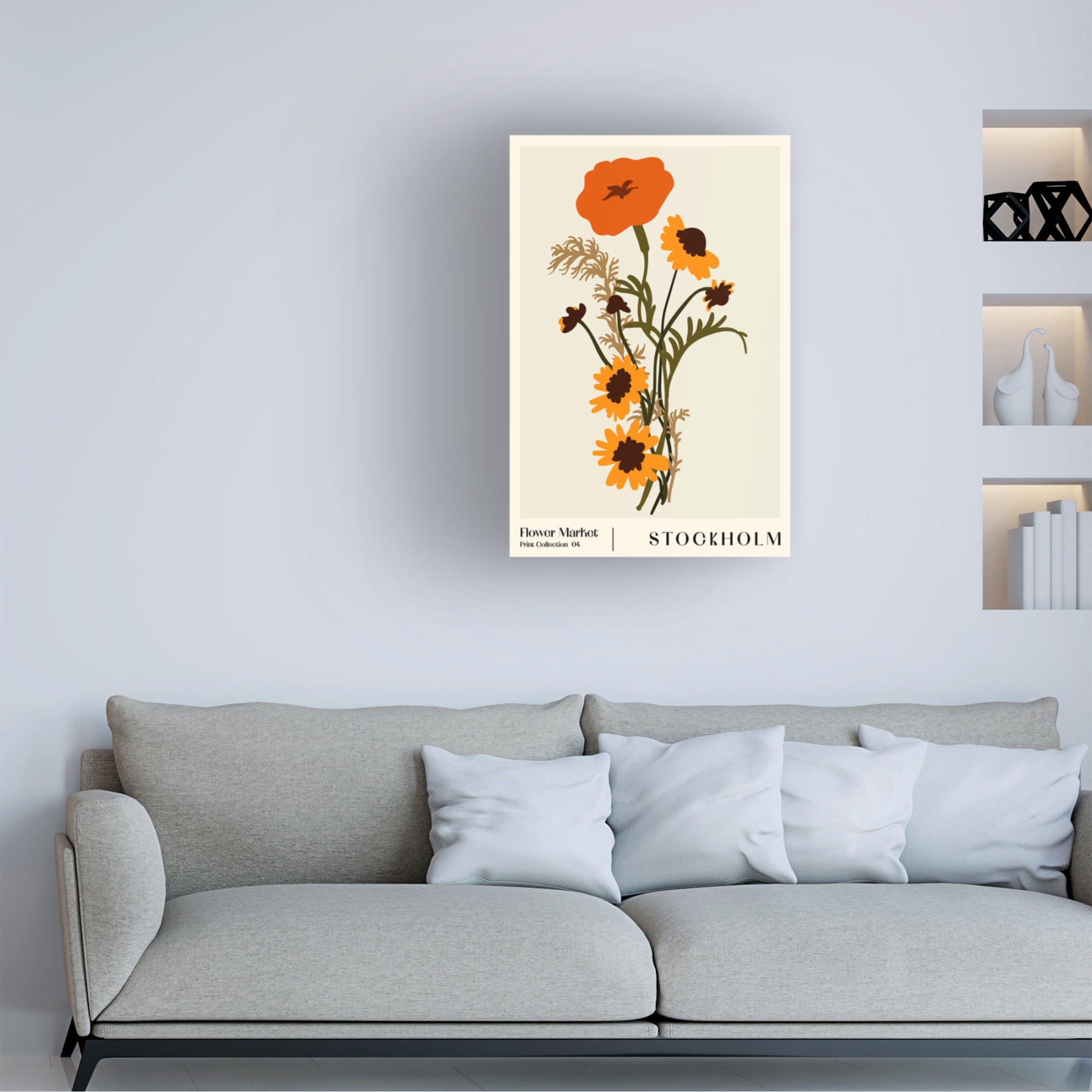 Trademark Fine Art NKTN Flower Market Stockholm Canvas Wall Art