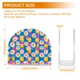 thumbnail image 4 of Yayeee Napkin Holder for Table Kitchen Paper Tissue Organization, Blue Checkered Daisy, 4 of 8