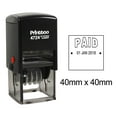 thumbnail image 1 of Printtoo Office Stationery With Paid Text Dater Stamp Self Inking Date Rubber Stamp-Black, 1 of 3