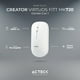 thumbnail image 4 of Kit Teclado y Mouse Acteck Virtuos Silk MK720 Inalambrico USB-C Blanco, 4 of 6