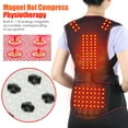 thumbnail image 2 of Electric Heating Back and Waist Support, Magnetic Therapy Pad Massager for Back, Electric Heating Magnetic Therapy Back Brace Support Belt for Men Women Joint and Skin Care Heated Shoulder Wrap, 2 of 11