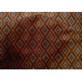 thumbnail image 4 of oneOone Cotton Silk Fabric Argyle Style Ikat Print Fabric BTY 42 Inch Wide, 4 of 4