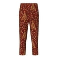 thumbnail image 2 of Disketp Christmas Tree On A Red Background for Teenagers' Pajama Pants ,Lounge Pants Teen joggers Ideal for Home, School, or Sports-Large, 2 of 6
