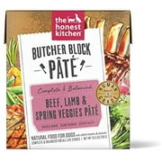 Angle View: The Honest Kitchen Butcher Block Pate Wet Dog Food - Beef, Lamb & Spring Veggies (Pack of 6)