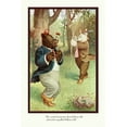 thumbnail image 2 of Culver, R.K. 13x18 Gold Ornate Wood Framed with Double Matting Museum Art Print Titled - Teddy Roosevelts Bears: William Tell, 2 of 4