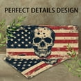 thumbnail image 4 of Vintage Skull and Flag Front License Plate,Metal License Plate,Funny Standard Plates Personalized Novelty Decorative For Men/Women/Boys/Girls Car 6×12 Inch, 4 of 7
