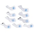 thumbnail image 4 of Iron Club Headcovers Golf Club Cover, 9PCS 252g Golf Putter Headcover, Para Palos De Golf Golfistas Amantes Principiantes Campo De Golf OTVIAP Blanco, 4 of 8