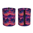 thumbnail image 2 of Naloa Retro Palms Car Trash Can Garbage Car Accessories Trash Can Car Waste Bin for for Driver and Passenger Any Vehicle, 2 of 7