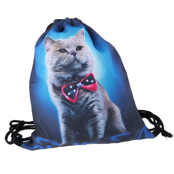 Bolsa de Hombro de Viaje con Cordón Estampado 03 Hugo Mochila con Cordón
