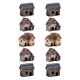 thumbnail image 2 of 10pcs Mini House Ornament Resin House Mini Home Micro Landscape Random Style, 2 of 4