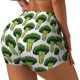 thumbnail image 1 of Fotbe Cute Broccoli Shorts Sin Costuras – Shorts Deportivos de Cintura Alta para Mujer, Elásticos para Gimnasio, Yoga, Running o Ciclismo-Small, 1 of 8
