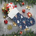 thumbnail image 6 of Coolnut Christmas Stocking Personalized Christmas Snowman Large Candy Stocking Hanging Gift Xmas Stockings Decoration 1 PC for Family Holiday Party Ornaments Decor Fireplace, 6 of 7