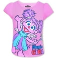 thumbnail image 3 of Sesame & Friends Elmo, Cookie Monster and Big Bird Girls 4 Pack Character Short Sleeve Tees, Infant, 3 of 9