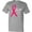 AC-Heather Grey, variant on Inktastic Faith over Fear Breast Cancer Awareness with Pink Ribbon T-Shirt