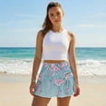 thumbnail image 5 of Xoenoiee Blue Cherry Blossom Print Tennis Skirts for Women Pleated Athletic Skort Lightweight Golf Skirts with Shorts Pocket Workout Pickleball, M, 5 of 7