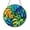Acrylic 3.5 Inch, variant on Tropical Monstera Stained Glass Window Panel – Decorative Accent