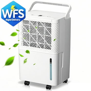 KISSAIR 8 Pint (DOE) Dehumidifier for Basement, Bathroom, Home, Max 1000 Sq.ft Coverage Area with Auto Defrost & Drain, 24H Timer, 0.55 gal Water Tank