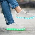 thumbnail image 5 of USB-Rechargeable Illuminated Sneakers for Adult  - Phosphorescent Trim Details for Enhanced Night Visibility, 5 of 11