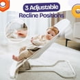 thumbnail image 7 of ComfyBumpy Ergonomic Baby Bouncer Seat - Portable Bouncing Chair with Adjustable Height-Oatmeal, 7 of 7