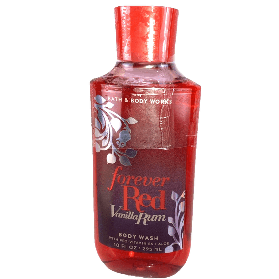 Forever Red Vanilla Rum Gift Set by Bath   Body Works - Fine Fragrance Mist, Body Wash, and Daily Nourishing Body Lotion