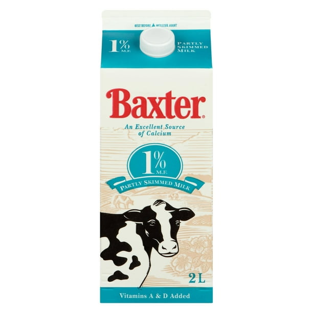Baxter 1 % M.G. Lait, carton 2L 2 L
