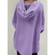 thumbnail image 3 of Sudadera con capucha SHEWIN Oversized para mujer, color morado, talla L, 3 of 4
