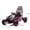 Rose Pink+Polypropylene, variant on LHSHID 24V 400W Electric Drift Go bicycle with Roll Cage, EVA Tires, Rear Suspension, 5-Point Safety Harness, Music, Bluetooth, for Ages 6-12, Multicolor Finish