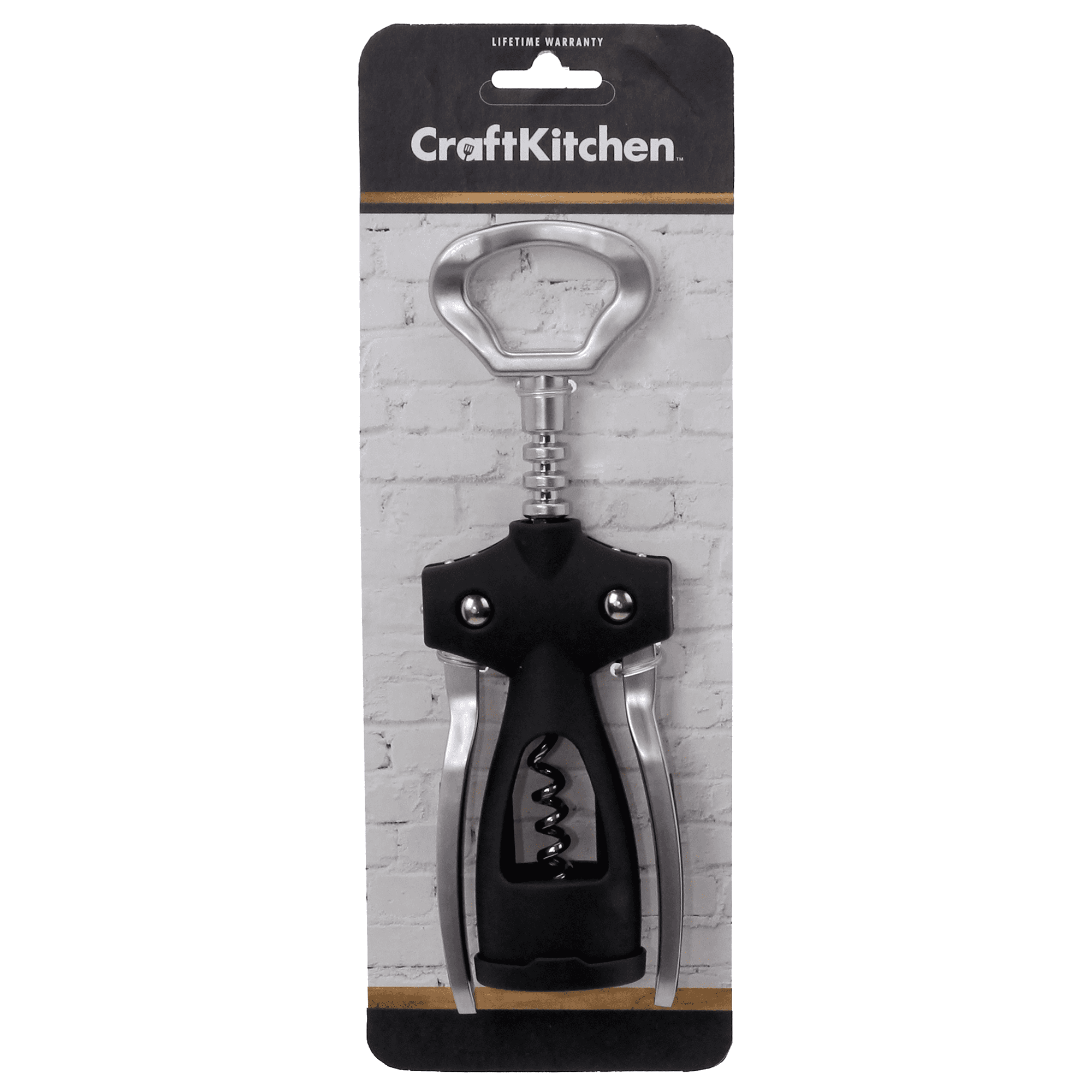 Chef Craft 3-in-1 Durable Metal Can Opener, Cork Screw and Bottle Opener 3  Pack