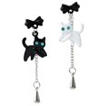 thumbnail image 2 of Pendientes de gato QUANZHOUTIANDI con diamantes de imitación para mujer, 2 of 2