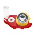 thumbnail image 1 of para mascotas 2 en 1, de comida para perros y gatos, botella de agua de 500ml, fuente para beber, contenedor de alimentación para , ROJO Gloria Alimentador Automático, 1 of 7